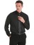 Siyah Comfort Fit Düz Slim Yaka Uzun Kollu Gömlek 4