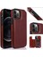 IPhone 12 Için Cüzdan Durumda Pro Max Çift Manyetik Toka Kart Yuvaları Pu (Yurt Dışından) 1