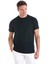 Lacivert Regular Fit Düz Bisiklet Yaka Tişört 3
