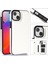 Kart Tutucu Çift Manyetik ile IPhone 15 Için Cüzdan Kılıf Pu Deri (Yurt Dışından) 1