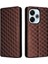 Xiaomi Poco M6 4g Kart Yuvaları Tutucu Manyetik Kapatma Pu Deri Kılıf (Yurt Dışından) 5