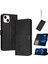 Kart Yuvası ile Toka Kickstand Saf Renk ile IPhone 13 Için Flip Case (Yurt Dışından) 1