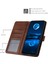 Kart Yuvası ile IPhone 11 Pro Max Saf Renk Pu Deri Için Flip Case (Yurt Dışından) 2