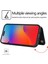 Kart Tutucu Çift Manyetik ile IPhone 15 Için Cüzdan Kılıf Pu Deri (Yurt Dışından) 4