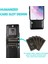 Kredi Kartı Toka ile Samsung Galaxy S21 Premium Deri ile Uyumlu (Yurt Dışından) 2