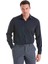 Lacivert Comfort Fit Düz Slim Yaka Uzun Kollu Gömlek 1