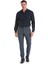 Lacivert Comfort Fit Düz Slim Yaka Uzun Kollu Gömlek 2
