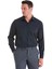 Lacivert Comfort Fit Düz Slim Yaka Uzun Kollu Gömlek 3