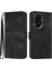Kart Yuvası Standı Flip Cüzdan Manyetik Pu ile Onur 200 Pro Için Flip Case (Yurt Dışından) 1