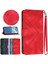 IPhone 16 Için Flip Case Artı Kart Yuvası Standı ile Pu Deri Flip Cüzdan (Yurt Dışından) 2