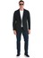 Lacivert Slim Fit Düz Mono Yaka Casual Ceket 2