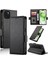 IPhone 15 Için Flip Case Artı Kart Yuvaları Günlük Kullanım Iş Cüzdan Flip (Yurt Dışından) 3