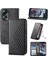 Oppo Flip 4g El Kayışı Standı Cüzdan Günlük Kullanım Eşkenar Dörtgen Şekli Için Flip Case (Yurt Dışından) 1