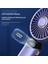 CACAO3000MAH El Mini Fan Katlanabilir Taşınabilir Boyun Montajlı Fan 5 Hız USB Şarj Edilebilir Fan (Yurt Dışından) 4