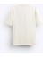 Art Work Baskılı Oversize Bej Erkek T-Shirt 2