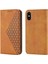 IPhone Xs Max Günlük Kullanım Için Flip Case Standı Eşkenar Dörtgen Şekli Cüzdan El Kayışı (Yurt Dışından) 1