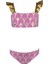 Pembe Gold Detaylı Kız Çocuk Bikini by Nessi Byrd 1