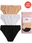 Özkan Underwear Özkan 25805 Kadın 3'lü Paket Pamuklu Esnek Rahat Slip Bikini Külot 2