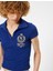 Polo Yaka Tişört Kaşkorse Kolej Baskılı Kısa Kollu Slim Fit 1