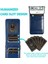 Kredi Kartı Kılıfı ile IPhone 7/8 Manyetik Toka Kickstand ile Uyumlu (Yurt Dışından) 4