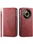 Realme 11 Pro Için Flip Case Standı El Kayışı Eşkenar Dörtgen Şekli Günlük Kullanım Cüzdan (Yurt Dışından) 1