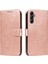 Kredi Kartı Yuvası Kabartmalı Yüksek ile Samsung Galaxy Credit 5g Için Flip Case (Yurt Dışından) 5