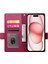IPhone 15 Için Flip Case Günlük Kullanım Kart Yuvaları Flip Iş Cüzdan (Yurt Dışından) 3