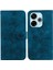 Xiaomi Poco M6 4g Kabartmalı Zambak Manyetik Kickstand Kart Için Flip Case (Yurt Dışından) 1