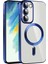 Samsung Galaxy S21 Fe Kılıf Kamera Lens Korumalı Renkli Magsafe Şeffaf Silikon 4