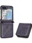 Samsung Galaxy Z Flip6 Manyetik Kapatma Bilek Kayışı Pu Kart Için Flip Case (Yurt Dışından) 1