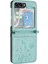 Samsung Galaxy Z Flip6 Manyetik Kapatma Bilek Kayışı Pu Kart Için Flip Case (Yurt Dışından) 4