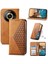 Realme 11 Pro Için Flip Case Standı El Kayışı Eşkenar Dörtgen Şekli Günlük Kullanım Cüzdan (Yurt Dışından) 1