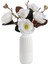 Yapay Çiçek Lüx Manolya Gerçek Dokulu Letex Eva Magnolia Gelin Çiçeği 40CM Beyaz 4