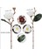 Yapay Çiçek Lüx Manolya Gerçek Dokulu Letex Eva Magnolia Gelin Çiçeği 40CM Beyaz 5