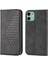 IPhone 11 Için Flip Case Cüzdan Standı Günlük Kullanım Eşkenar Dörtgen Şekli El Kayışı (Yurt Dışından) 1
