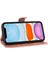 Kredi Kartı Yuvası ile IPhone 12 Mini Yüksek Kaliteli Deri Için Flip Case (Yurt Dışından) 4