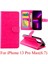 IPhone 13 Için Flip Case Pro Max Kart Tutucu Pu Deri Darbeye Kapatma (Yurt Dışından) 5