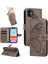 Kredi Kartı Yuvası ile IPhone 12 Mini Yüksek Kaliteli Deri Için Flip Case (Yurt Dışından) 1