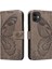 Kredi Kartı Yuvası ile IPhone 12 Mini Yüksek Kaliteli Deri Için Flip Case (Yurt Dışından) 4