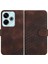 Xiaomi Redmi 13 Için Flip Case Geometrik Desen Darbeye Deri Kılıf Pu (Yurt Dışından) 1