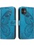 Kredi Kartı Yuvası ile IPhone 12 Mini Yüksek Kaliteli Deri Için Flip Case (Yurt Dışından) 1