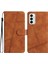 Samsung Galaxy M52 5g Tam Koruma Bilek Kayışı Kart Yuvaları Için Flip Case (Yurt Dışından) 1