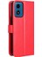 Motorola Moto G24/G24 Güç Kartı Tutucu Cüzdan Manyetik Kapak Çevirin (Yurt Dışından) 5