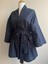 Kuşaklı Oversize Unisex Kimono - Siyah 1