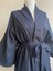 Kuşaklı Oversize Unisex Kimono - Siyah 2