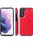 Kart ile Samsung Galaxy S22 Artı Çift Manyetik Toka Için Cüzdan Kılıf (Yurt Dışından) 5