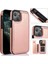 Kart Tutucu ile IPhone 13 Için Cüzdan Durumda Pu Deri Çift Manyetik (Yurt Dışından) 1