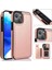 Kart Tutucu Kickstand Kart Yuvaları ile IPhone 14 Artı Cüzdan Durumda Pu (Yurt Dışından) 1