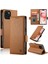 IPhone 15 Için Flip Case Günlük Kullanım Kart Yuvaları Flip Iş Cüzdan (Yurt Dışından) 1