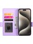 IPhone 15 Için Flip Case Pro Kart Yuvaları Iş Günlük Kullanım Cüzdan Flip (Yurt Dışından) 3